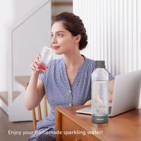 PHILIPS Sparkling Water Maker Soda Maker Soda Streaming Machine Quick Twist with 1L Carbonating Bottle, CO2 Carbonator(NOT Included)