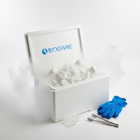 Dry Ice Delivery Kit with Biogivre foam cooler and dry ice pellets